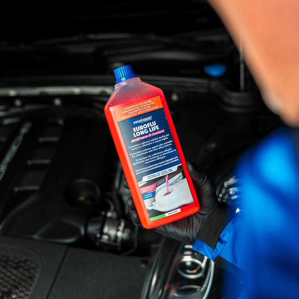 Liquido Radiatore Rosso Auto Euroflu Long Life Fra-Ber Liquido Radiatore Rosso Auto Euroflu Long Life Fra-Ber