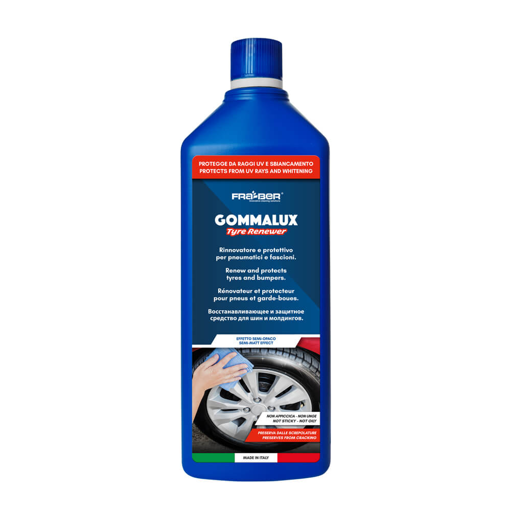 Fra-Ber's Gommalux: The Professional Tire Polish and Black