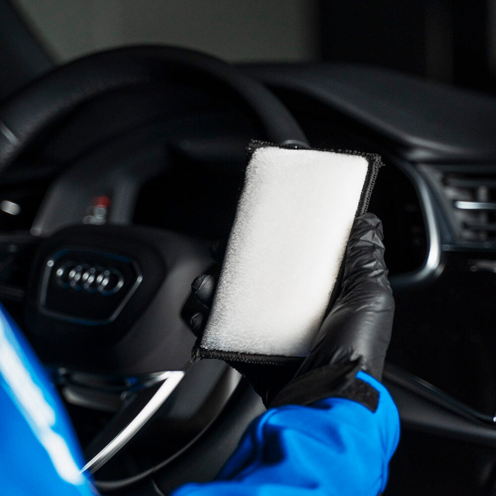 Micron Scrub of Fra-Ber Pad for Car Interior Cleaning