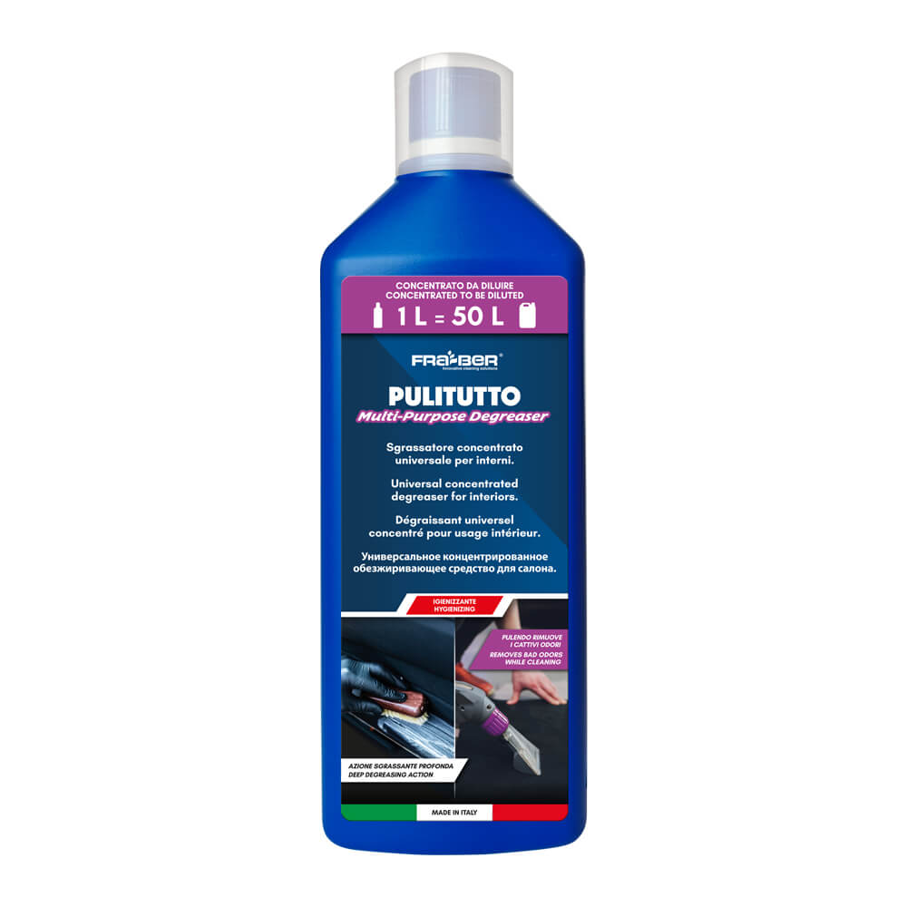 Fra-Ber's General Cleaner: The Concentrated Degreaser and Cleaner for Car Interiors.